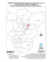 Mapas escuelas construidas por los programas PROMSE y PROMEDU 2005 al 2015 Mapas escuelas construidas por los programas PROMSE y PROMEDU 2005 al 2015