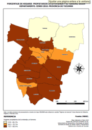 Mapa propietarios de la vivienda y el terreno 2010