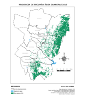 Mapa áreas graneras 2015 Tucumán
