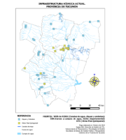 Mapa infraestructura hídrica actual 2014 Tucumán