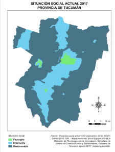 Mapa Situación social actual Tucumán 2017