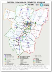 Mapa Cartera de proyectos de Obras 2020 Provincia de Tucumán v1, Agosto 2020