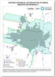 Mapa Cartera de Proyectos de Obras Públicas. Objetivo Estratégico 1 Mapa Cartera de Proyectos de Obras Públicas. Objetivo Estratégico 1