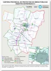 Mapa Cartera de Proyectos de Obras Públicas. Objetivo Estratégico 5